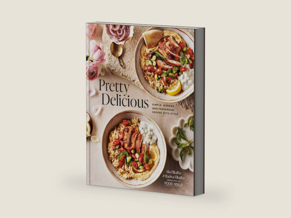 Pretty Delicious: Simple, Modern Mediterranean, Served with Style: A Cookbook by Alia Elkaffas | barcode:9780593796979 | source:'9780593796979-right-three-quarter.jpg