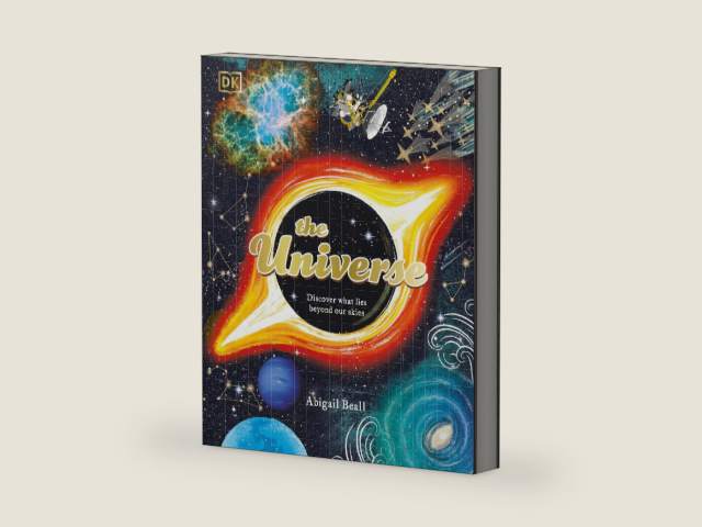 The Universe: Discover What Lies Beyond Our Skies (Space Explorers) by Abigail Beall | barcode:9780593843659 | source:'9780593843659-right-three-quarter.jpg