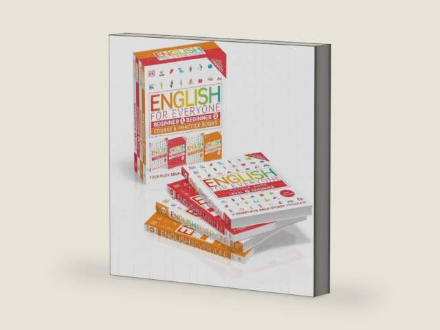 English for Everyone: Beginner Box Set - Level 1 & 2: ESL for Adults, an Interactive Course to Learning English by DK | barcode:9780593849613 | source:'9780593849613-right-three-quarter.jpg