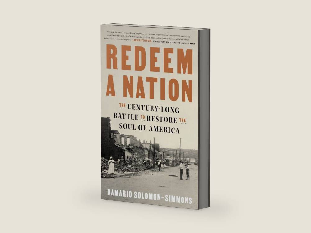 Redeem a Nation: The Century-Long Battle to Restore the Soul of America by Damario Solomon-Simmons | barcode:9780593874585 | source:'9780593874585-right-three-quarter.jpg