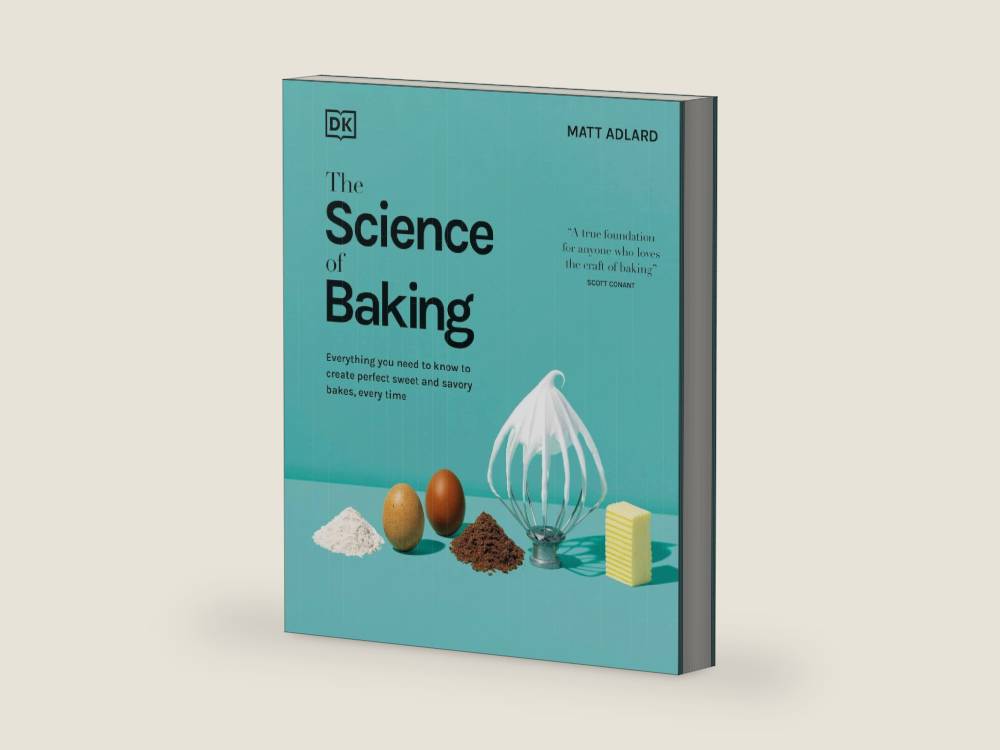 The Science of Baking: Everything You Need to Know to Create Perfect Sweet and Savory Bakes, Every Time (The Science of Food) by Matt Adlard | barcode:9780593961131 | source:'9780593961131-right-three-quarter.jpg