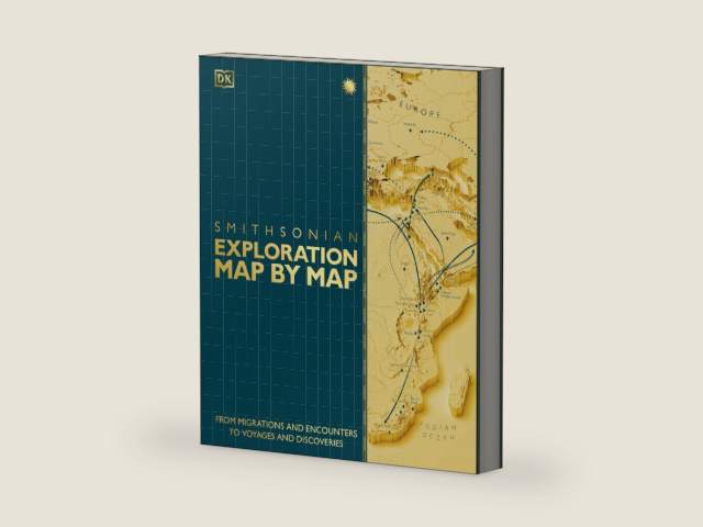 Exploration Map by Map: From Migrations and Encounters to Voyages and Discoveries (DK History Map by Map) by DK | barcode:9780593963593 | source:'9780593963593-right-three-quarter.jpg