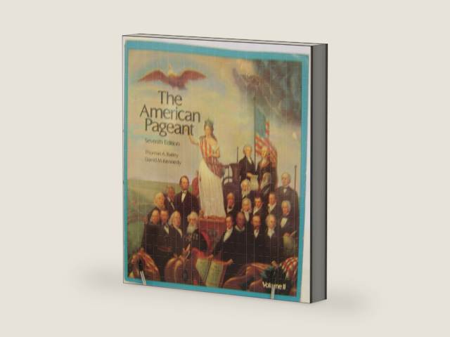 The American pageant: A history of the Republic by Thomas A. Bailey | barcode:9780669052671 | source:'9780669052671-right-three-quarter.jpg