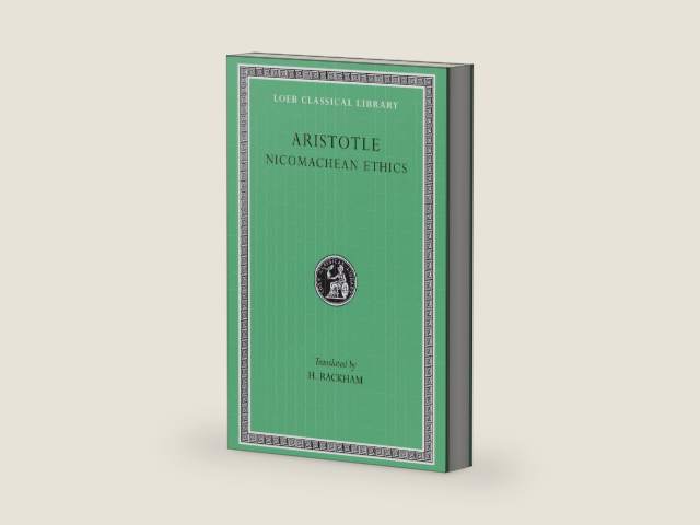 Nicomachean Ethics by Aristotle | barcode:9780674990814 | source:'9780674990814-right-three-quarter.jpg