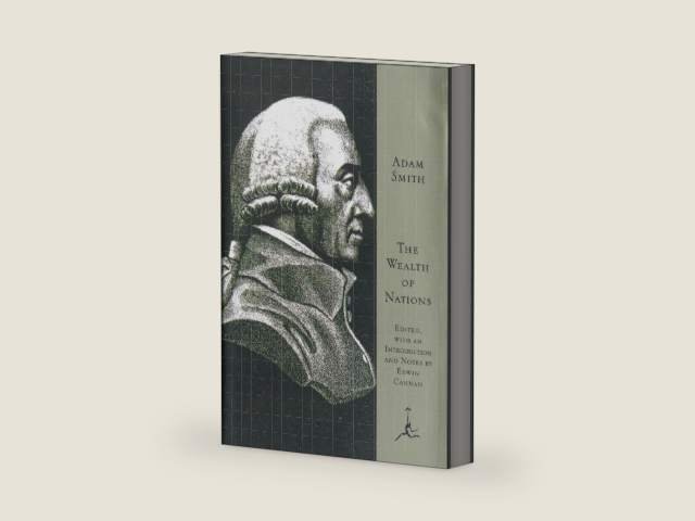 The Wealth of Nations (Modern Library) by Adam Smith | barcode:9780679424734 | source:'9780679424734-right-three-quarter.jpg