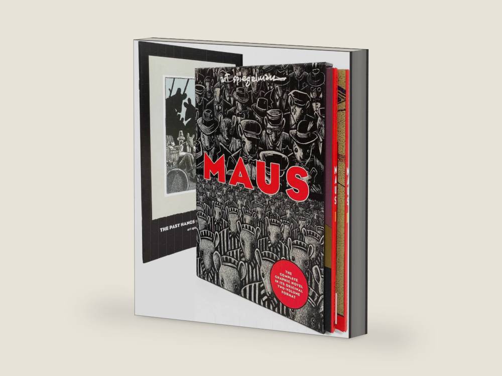 Maus I & II Paperback Box Set by Art Spiegelman | barcode:9780679748403 | source:'9780679748403-right-three-quarter.jpg