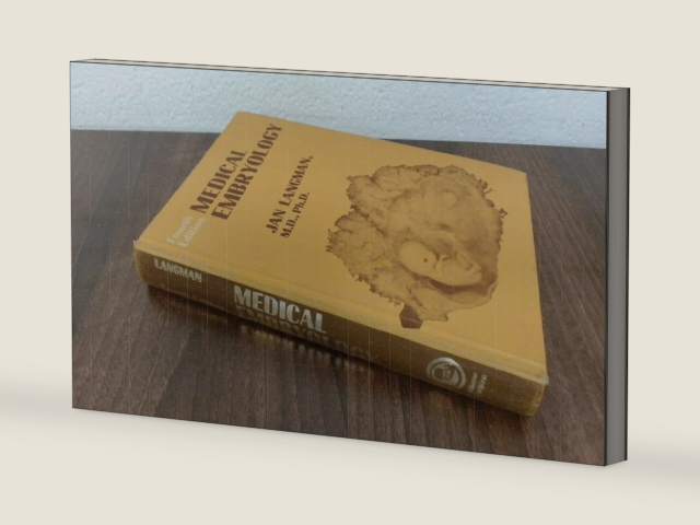 Medical embryology by Jan Langman | barcode:9780683048582 | source:'9780683048582-right-three-quarter.jpg
