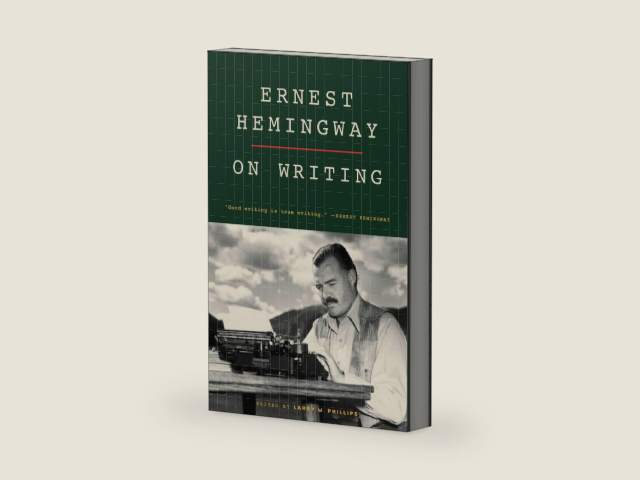 Ernest Hemingway on Writing by Larry W. Phillips | barcode:9780684854298 | source:'9780684854298-right-three-quarter.jpg