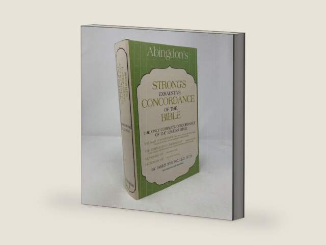 Strong's Exhaustive Concordance of the Bible by James Strong | barcode:9780687400294 | source:'9780687400294-right-three-quarter.jpg
