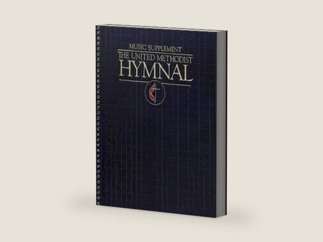 The United Methodist Hymnal Music Supplement Navy Blue Full Edition by Robert Bennett | barcode:9780687431472 | source:'9780687431472-right-three-quarter.jpg