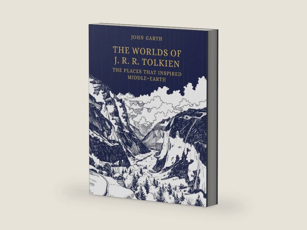 The Worlds of J. R. R. Tolkien: The Places That Inspired Middle-earth by John Garth | barcode:9780691196947 | source:'9780691196947-right-three-quarter.jpg
