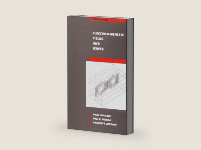 Electromagnetic Fields and Waves by Paul Lorrain | barcode:9780716718239 | source:'9780716718239-right-three-quarter.jpg