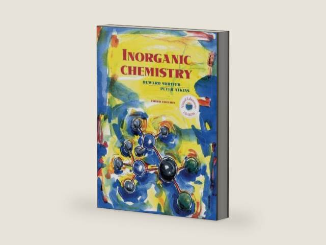 Inorganic Chemistry, Third Edition w/CD by Duward Shriver | barcode:9780716736240 | source:'9780716736240-right-three-quarter.jpg