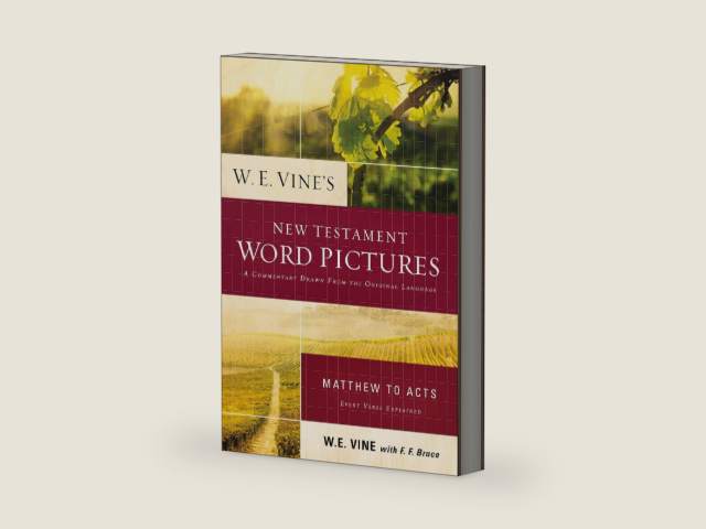 W. E. Vine's New Testament Word Pictures: Matthew to Acts by W. E. Vine | barcode:9780718036898 | source:'9780718036898-right-three-quarter.jpg