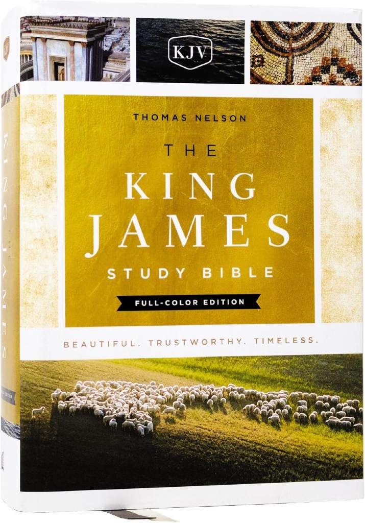 KJV, The King James Study Bible, Full-Color Edition, Cloth-bound Hardcover, Red Letter: KJV Holy Bible by Thomas Nelson | barcode:9780718079154 | source:'9780718079154.jpg