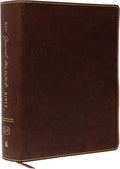 KJV Large Print Bible, Journal the Word, Reflect, Journal or Create Art Next to Your Favorite Verses (Brown Bonded Leather, Red Letter: King James Version) by Thomas Nelson | barcode:9780718090852 | source:'9780718090852.jpg