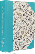 NKJV, Journal the Word Bible, Large Print, Cloth over Board, Blue Floral, Red Letter: Reflect, Journal, or Create Art Next to Your Favorite Verses by Thomas Nelson | barcode:9780718090913 | source:'9780718090913.jpg