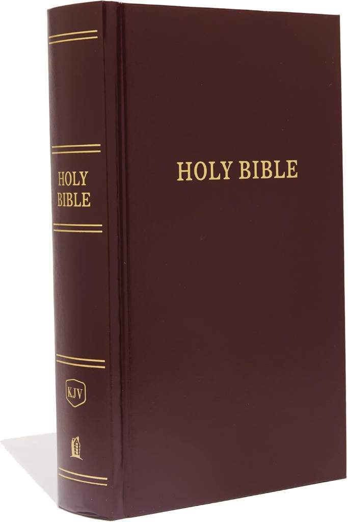 KJV, Pew Bible, Large Print, Hardcover, Burgundy, Red Letter, Comfort Print: Holy Bible, King James Version by Thomas Nelson | barcode:9780718095444 | source:'9780718095444.jpg