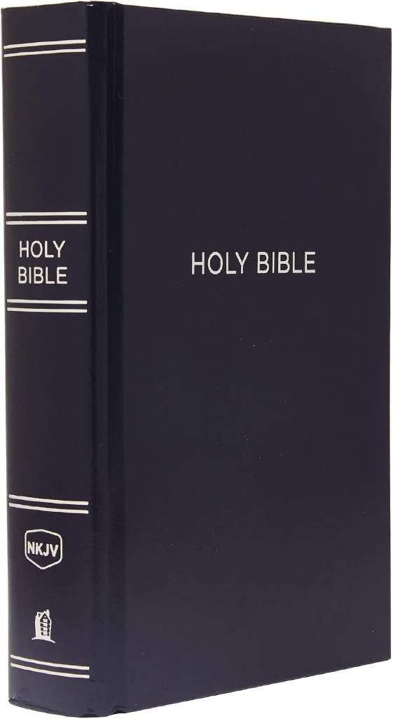 NKJV, Pew Bible, Large Print, Hardcover, Blue, Red Letter, Comfort Print: Holy Bible, New King James Version by Thomas Nelson | barcode:9780718095642 | source:'9780718095642.jpg