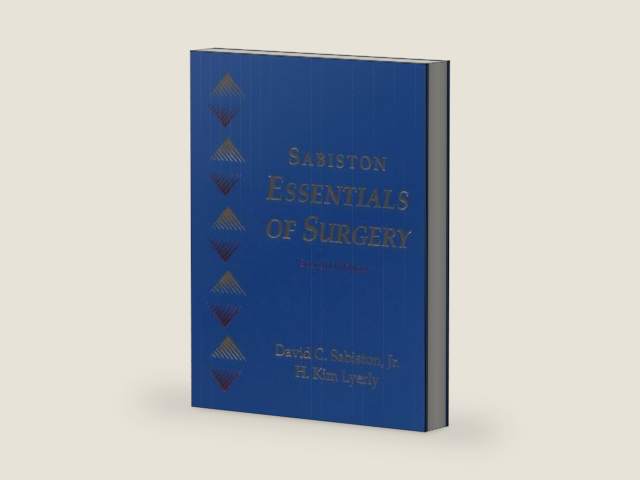 Sabiston Essentials of Surgery by H. Kim Lyerly MD | barcode:9780721650197 | source:'9780721650197-right-three-quarter.jpg