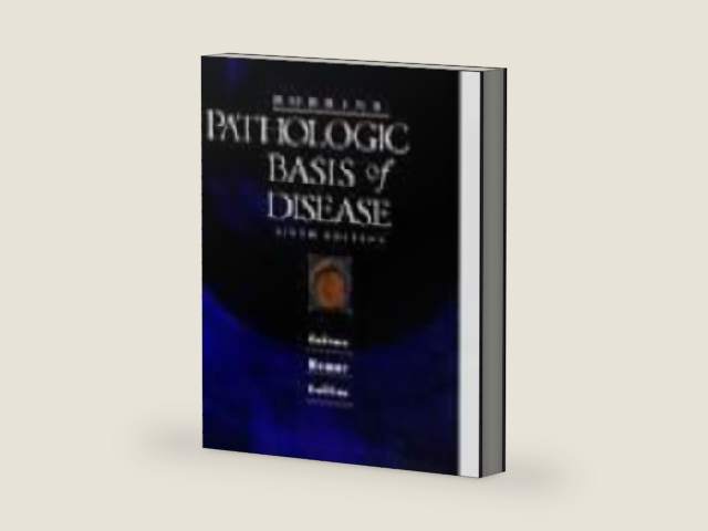 Robbins Pathologic Basis of Disease by Vinay Kumar MBBS MD FRCPath | barcode:9780721673356 | source:'9780721673356-right-three-quarter.jpg