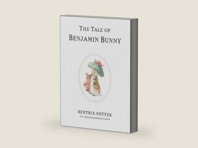 The Tale of Benjamin Bunny (Peter Rabbit) by Beatrix Potter | barcode:9780723247739 | source:'9780723247739-right-three-quarter.jpg