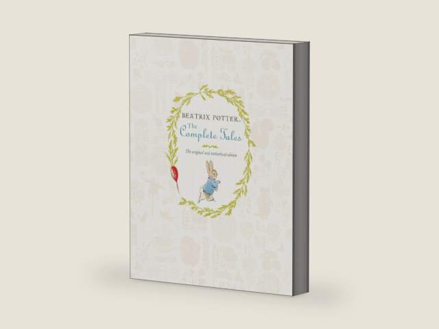 Beatrix Potter the Complete Tales (Peter Rabbit) by Beatrix Potter | barcode:9780723258049 | source:'9780723258049-right-three-quarter.jpg