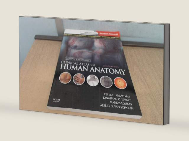 McMinn and Abrahams' Clinical Atlas of Human Anatomy: with STUDENT CONSULT Online Access (Mcminn's Color Atlas of Human Anatomy) by Peter H. Abrahams MBBS FRCS(ED) FRCR DO(Hon) FHEA | barcode:9780723436973 | source:'9780723436973-right-three-quarter.jpg