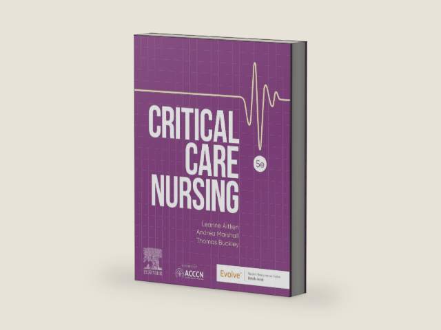Critical Care Nursing by Leanne Aitken RN, PhD, GCertMgt, GDipScMed(ClinEpi), GCertAcadPrac, BHSc(Nurs)Hons, FACCCN, FACN, FAAN, Life Member – ACCCN | barcode:9780729598279 | source:'9780729598279-right-three-quarter.jpg