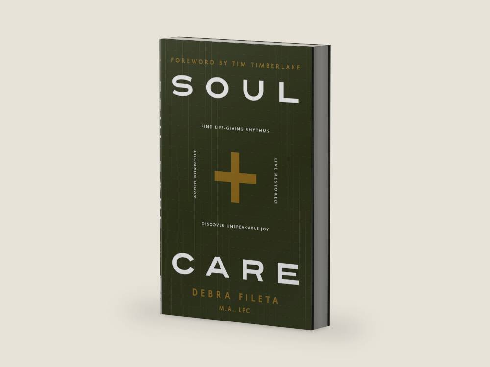 Soul Care: *Find Life-Giving Rhythms *Live Restored *Avoid Burnout *Discover Unspeakable Joy by Debra Fileta | barcode:9780736988216 | source:'9780736988216-right-three-quarter.jpg