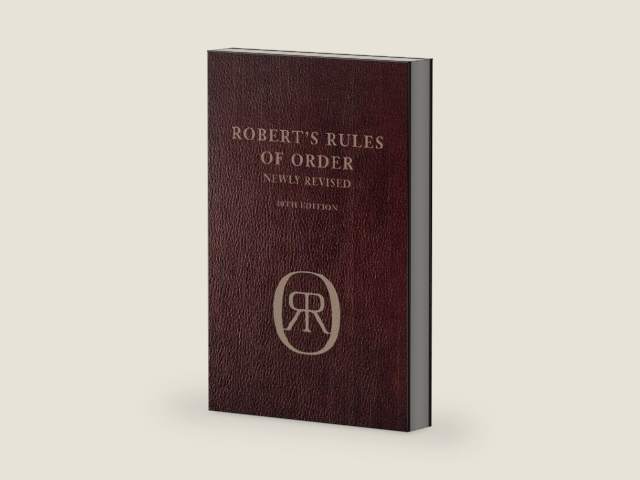 Robert's Rules Of Order 10th Ed Leatherbound Leatherbound by Henry M. Robert | barcode:9780738209234 | source:'9780738209234-right-three-quarter.jpg