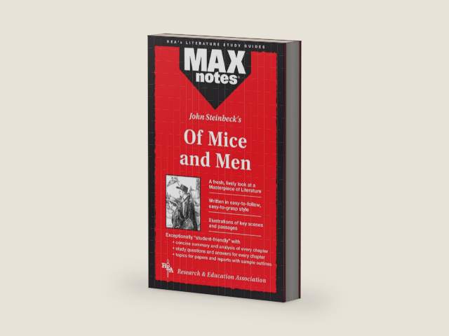 Of Mice and Men (MAXNotes Literature Guides) by Lena T. Shamblin | barcode:9780738665474 | source:'9780738665474-right-three-quarter.jpg