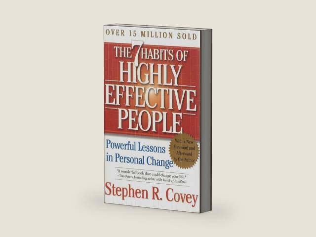 The 7 Habits of Highly Effective People: Powerful Lessons in Personal Change by Stephen R. Covey | barcode:9780743269513 | source:'9780743269513-right-three-quarter.jpg