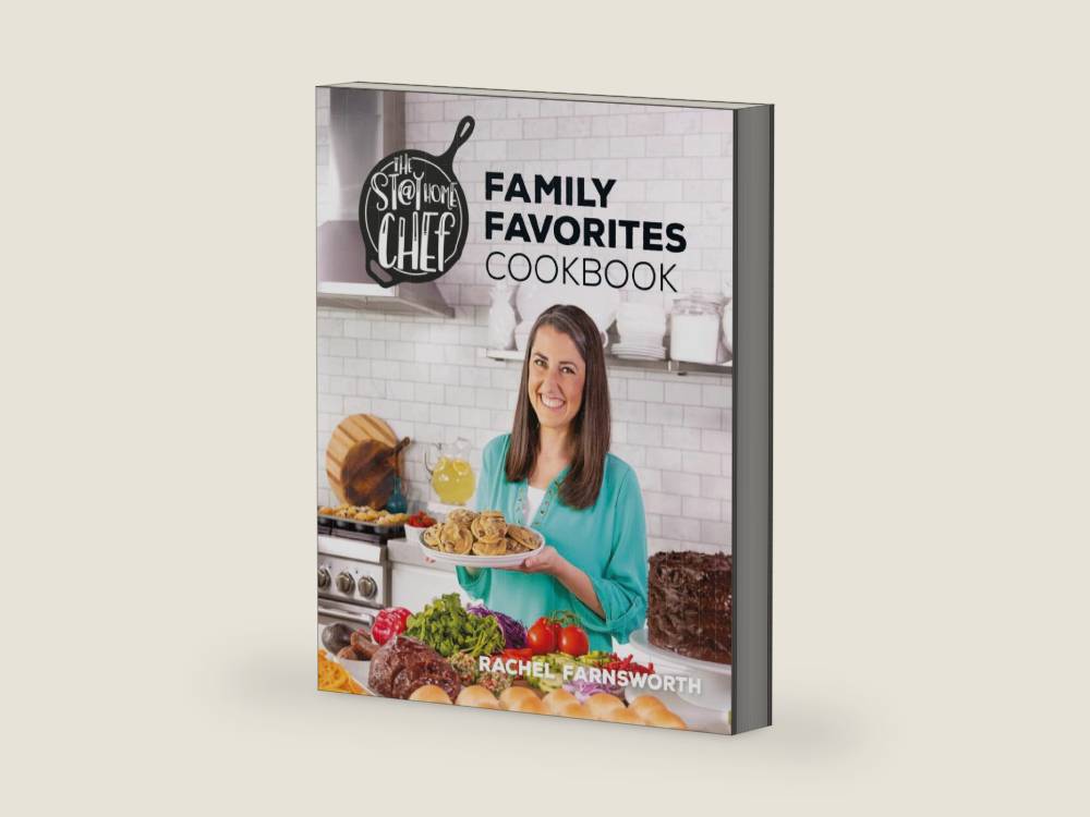 The Stay At Home Chef Family Favorites Cookbook by Rachel Farnsworth | barcode:9780744063592 | source:'9780744063592-right-three-quarter.jpg