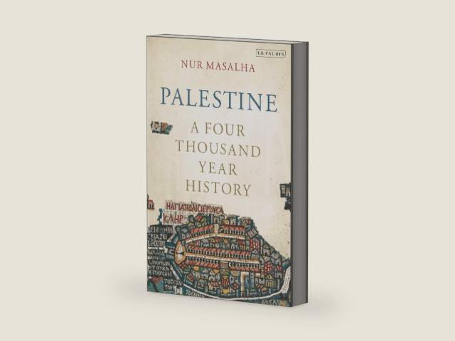 Palestine: A Four Thousand Year History by Nur Masalha | barcode:9780755649426 | source:'9780755649426-right-three-quarter.jpg