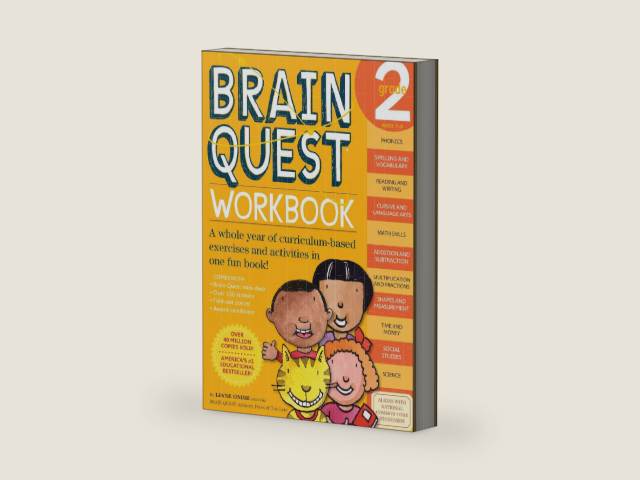 Brain Quest Workbook: 2nd Grade by Liane Onish | barcode:9780761149156 | source:'9780761149156-right-three-quarter.jpg