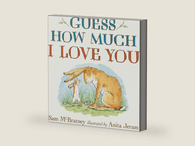 Guess How Much I Love You Oversized Board Book: (An Ideal Baby Shower Gift and Bedtime Story for Babies and Toddlers) by Sam McBratney | barcode:9780763670061 | source:'9780763670061-right-three-quarter.jpg