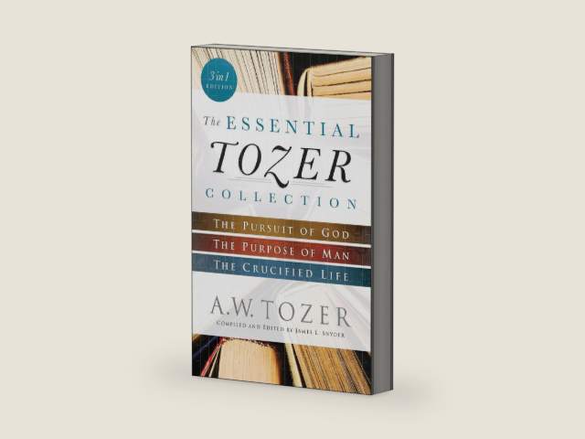 The Essential Tozer Collection: The Pursuit of God, The Purpose of Man, and The Crucified Life by A.W. Tozer | barcode:9780764218910 | source:'9780764218910-right-three-quarter.jpg