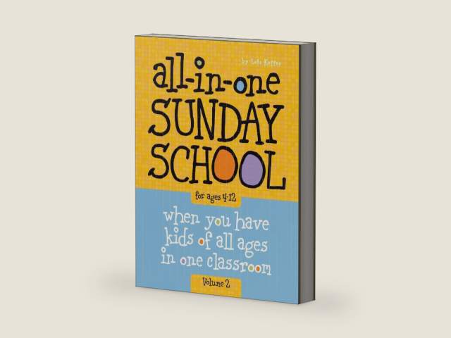 All-in-One Sunday School for Ages 4-12 (Volume 2): When you have kids of all ages in one classroom (Volume 2) by Lois Keffer | barcode:9780764449451 | source:'9780764449451-right-three-quarter.jpg