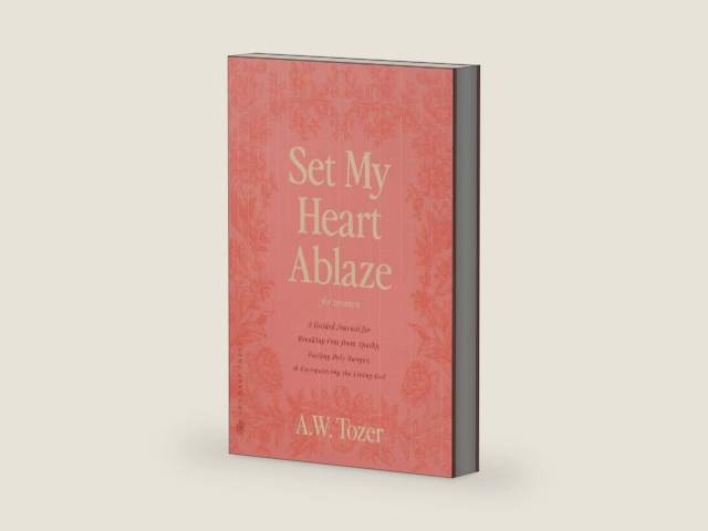 Set My Heart Ablaze (for Women): A Guided Journal for Breaking Free from Apathy, Fueling Holy Hunger, and Encountering the Living God: With Selected ... the Holy, The Root of the Righteous and more by A.W. Tozer | barcode:9780768474046 | source:'9780768474046-right-three-quarter.jpg