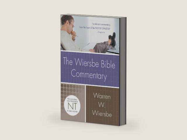 Wiersbe Bible Commentary NT by Warren W. Wiersbe | barcode:9780781445399 | source:'9780781445399-right-three-quarter.jpg