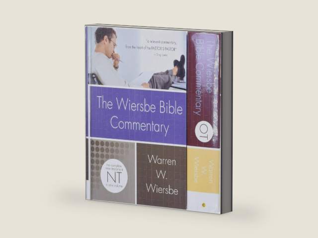 Wiersbe Bible Commentary 2 Vol Set by Warren W. Wiersbe | barcode:9780781445412 | source:'9780781445412-right-three-quarter.jpg