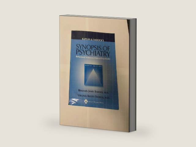 Kaplan and Sadock's Synopsis of Psychiatry: Behavioral Sciences/Clinical Psychiatry by benjamin-j-sadock-harold-i-kaplan-virginia-a-sadock | barcode:9780781731836 | source:'9780781731836-right-three-quarter.jpg