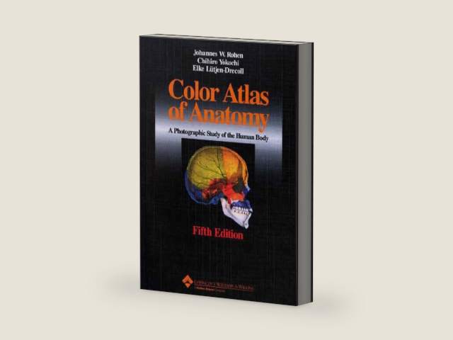 Color Atlas of Anatomy: A Photographic Study of the Human Body by Johannes W. Rohen | barcode:9780781731942 | source:'9780781731942-right-three-quarter.jpg