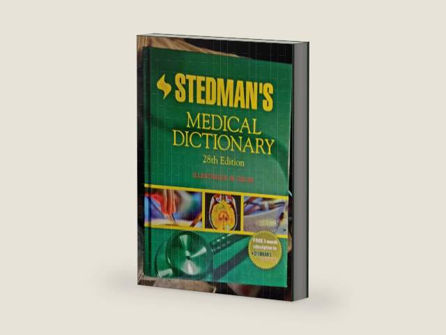 Stedman's Medical Dictionary by Stedman's | barcode:9780781733908 | source:'9780781733908-right-three-quarter.jpg
