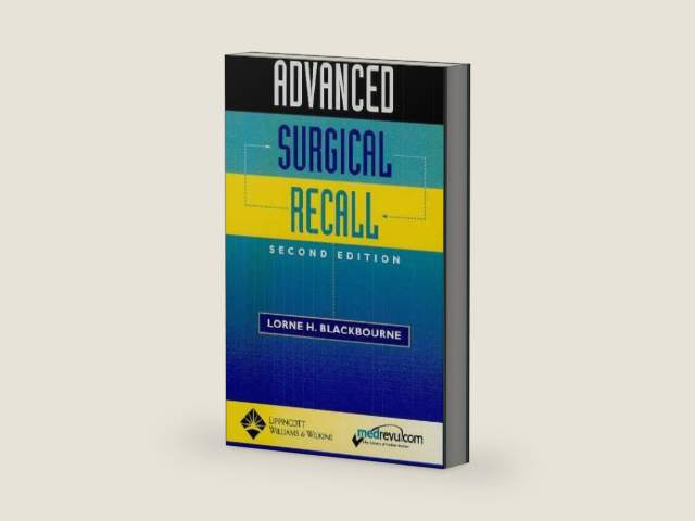 Advanced Surgical Recall (Recall Series) by Lorne H. Blackbourne | barcode:9780781735377 | source:'9780781735377-right-three-quarter.jpg