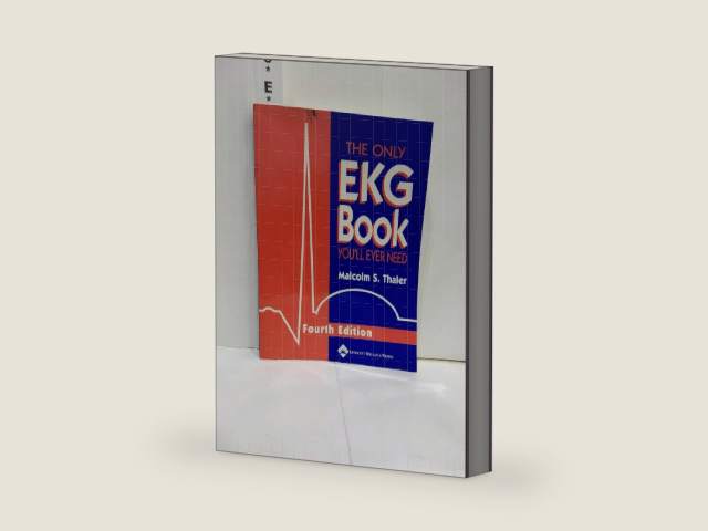 The Only Ekg Book You'll Ever Need (4th Edition) by Malcolm S. Thaler | barcode:9780781741767 | source:'9780781741767-right-three-quarter.jpg