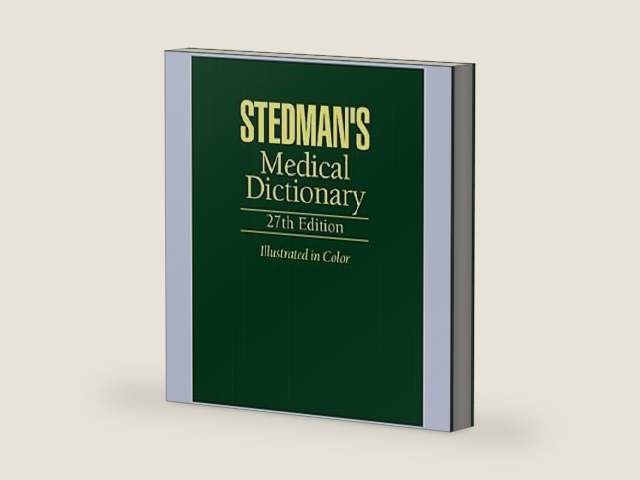 Stedman's Medical Dictionary: Veterinary Medicine Insert With over 45 Images and Reference Tables by Stedmans | barcode:9780781745468 | source:'9780781745468-right-three-quarter.jpg