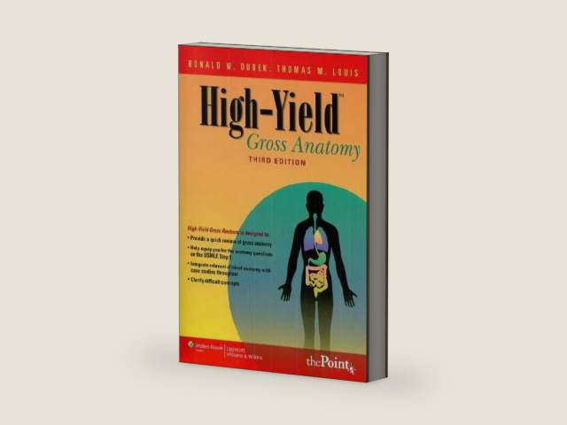 High-Yield Gross Anatomy by Ph.D. Dudek, Ronald W. | barcode:9780781770156 | source:'9780781770156-right-three-quarter.jpg