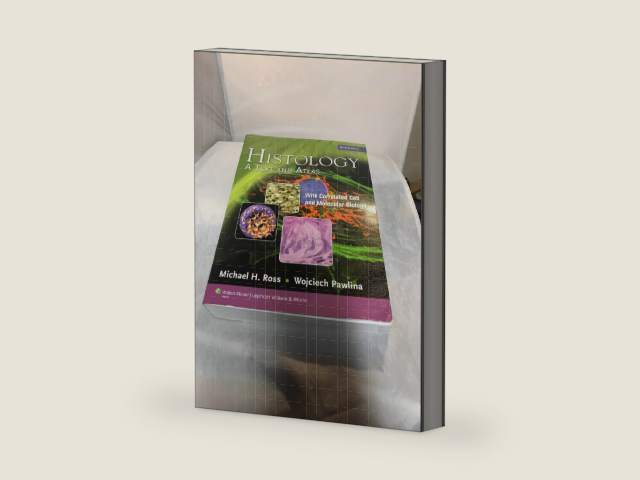 Histology: A Text and Atlas, with Correlated Cell and Molecular Biology, 6th Edition by Michael H. Ross | barcode:9780781772006 | source:'9780781772006-right-three-quarter.jpg
